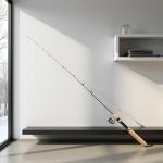 LCE Ice Fishing Rod Pen Pole Combo 75cm