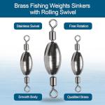 34-Piece Fishing Weights and Swivel Kit