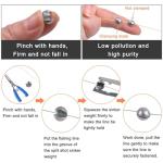 81-Piece Fishing Weight Sinkers Kit with Tackle Box