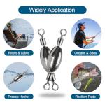 34-Piece Fishing Weights and Swivel Kit