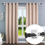 8PCS Adhesive Curtain Rod Brackets for Any Room