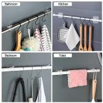 8PCS Adhesive Curtain Rod Brackets for Any Room