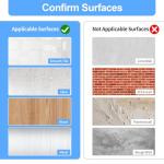 4 Pack Adhesive Shower Curtain Rod Holders