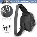 Bnqoe Fishing Tackle Storage Bag with Rod Holder