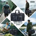 PLUSINNO Expandable Water Resistant Fishing Tackle Bag