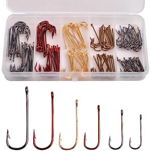 150pcs Aberdeen Hooks Set for Crappie & Panfish