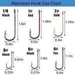 150pcs Aberdeen Hooks Set for Crappie & Panfish