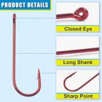 150pcs Aberdeen Hooks Set for Crappie & Panfish