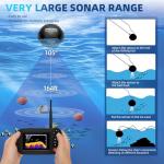 Rechargeable Portable Wireless Sonar Fish Finder