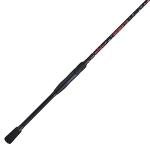 Abu Garcia 7’ Vendetta Spinning Fishing Rod, 1-Piece Rod, 8-14lb Line Rating, Medium Heavy Rod Power, Fast Action, 1/4-3/4 oz. Lure Rating, Black