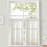 AIZESI 2PCS White Tension Rod 16.5 to 28 Inch, Adjustable Spring Curtain Rod No Drilling, Spring Tension Rods for Window DIY Projects Cupboard Wardrobe Small Curtain Rods Short Tension Rod