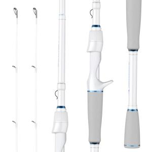 KastKing Centron Lite Twin Tip Casting Rods,6'6", Mod Fast, Med Heavy