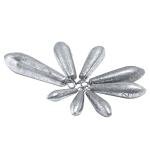 Drop Shot Fishing Weights Sinkers Teardrop Weights Bass Fishing Sinkers for Freshwater Saltwater Fishing Gear 1oz to 8oz