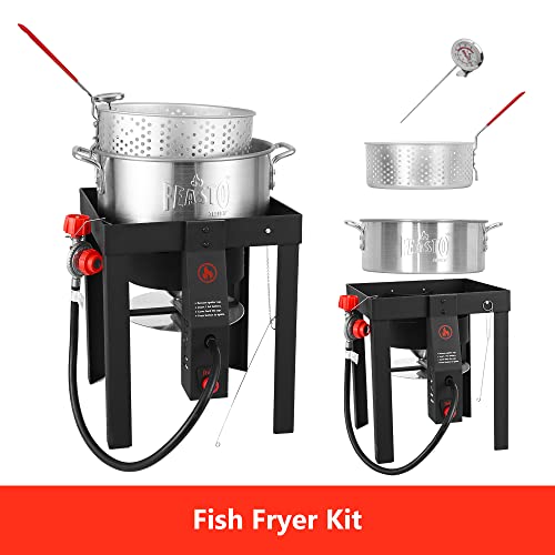 FEASTO 4-in-1 Outdoor Propane Fryer Set