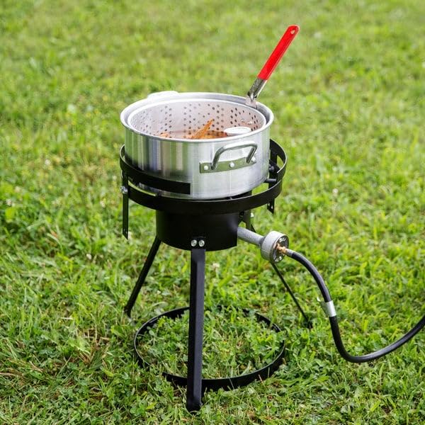 Lafati Outdoor Fish Fryer with 10-Quart Pot