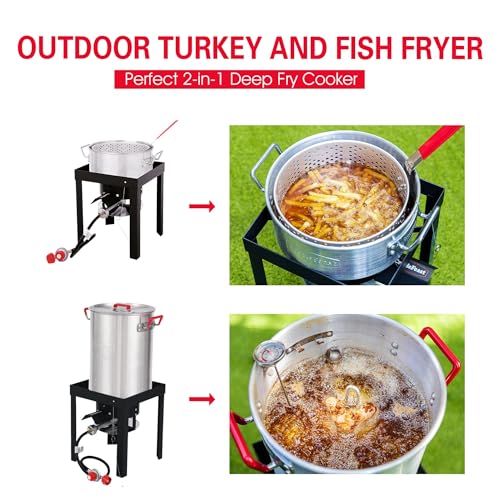 CreoleFeast 30 Qt. Turkey & 10 Qt. Fish Fryer