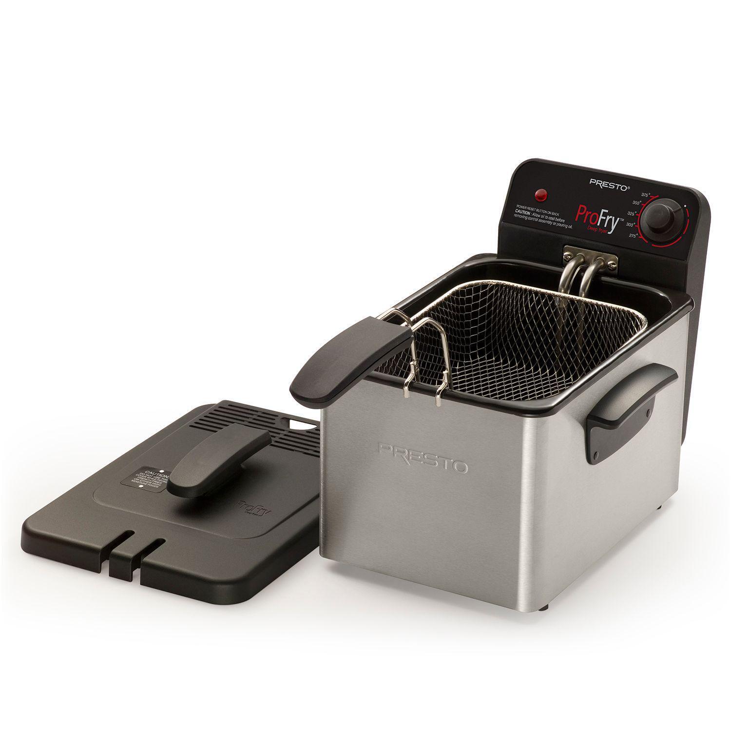 National Presto Stainless Steel Deep Fryer