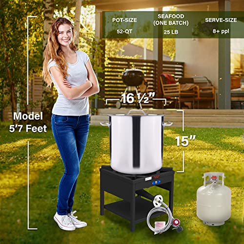 52QT Stainless Steel All-in-One Air Fryer