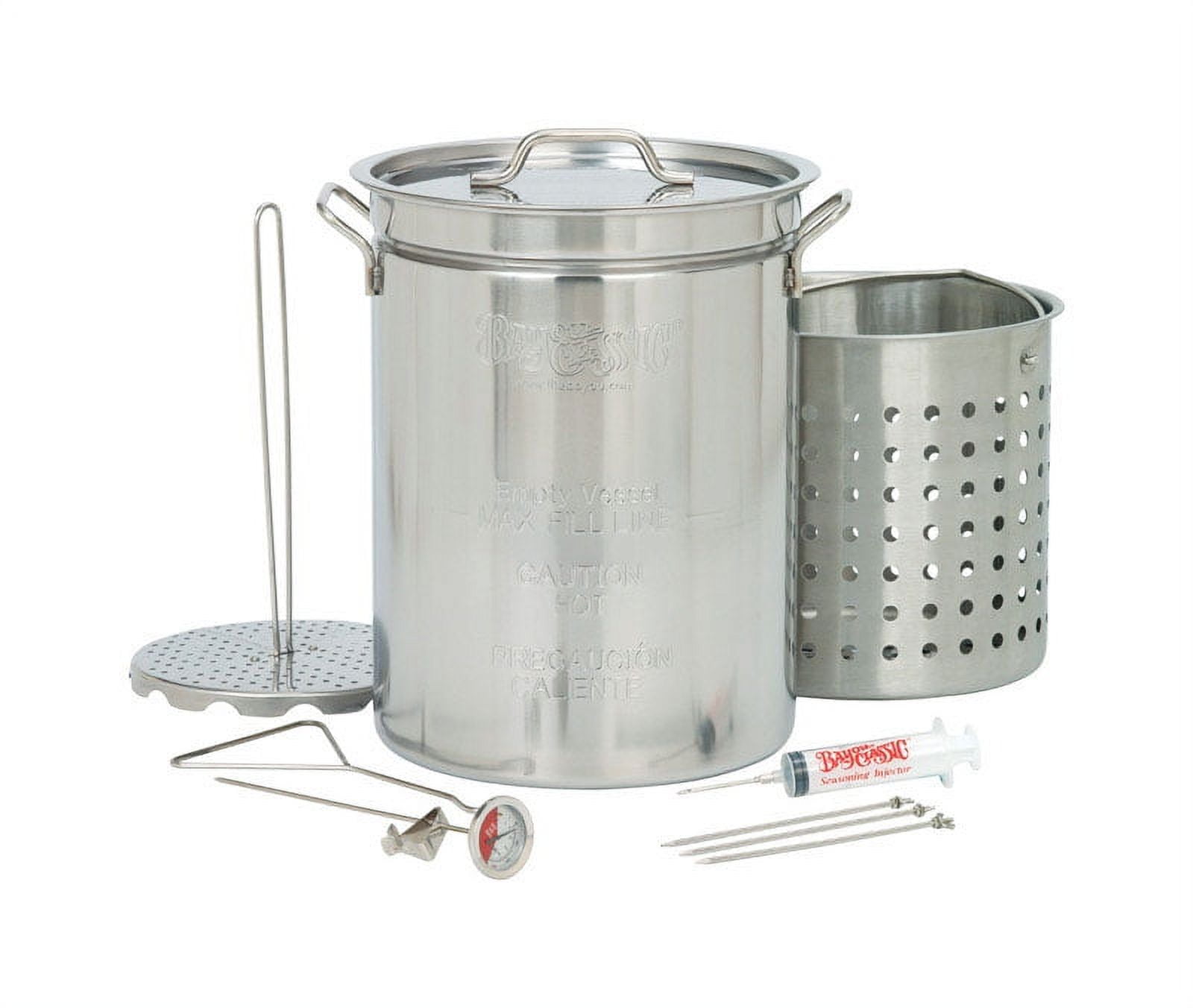 Bayou Classic 32 qt Stainless Steel Fryer Kit
