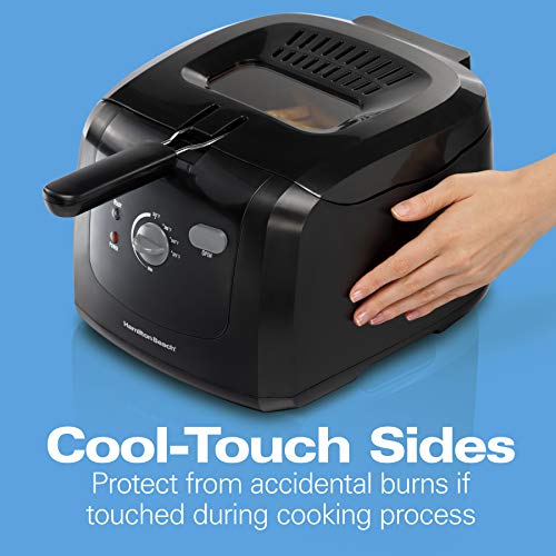 Hamilton Beach 8-Cup Electric Deep Fryer, Black