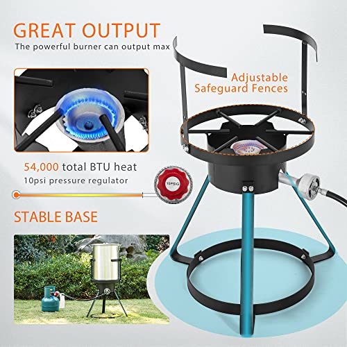 VIVOHOME 30 Qt Turkey Fryer with Propane Burner