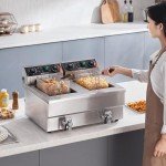 VEVOR 12L Commercial Electric Deep Fryer 6000W