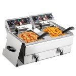 ROVSUN Dual Tank Electric Deep Fryer 24.9QT