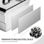 ROVSUN Dual Tank Electric Deep Fryer 24.9QT