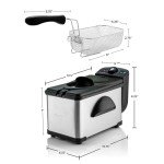 OVENTE 2L Electric Air Fryer with Viewing Window