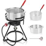 Lafati Outdoor Fish Fryer with 10-Quart Pot