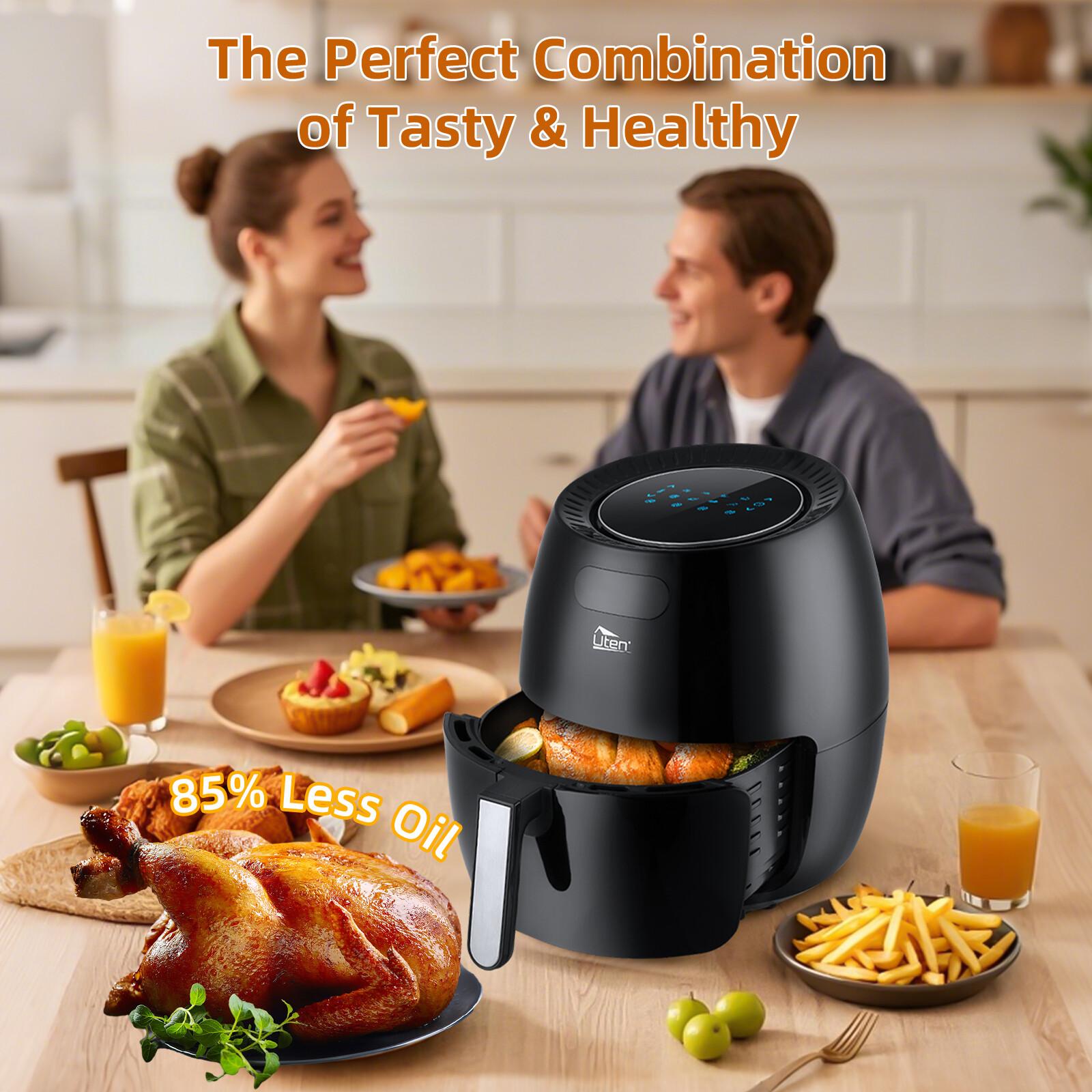 UTEN 6.9QT Oil-Free Air Fryer with Timer