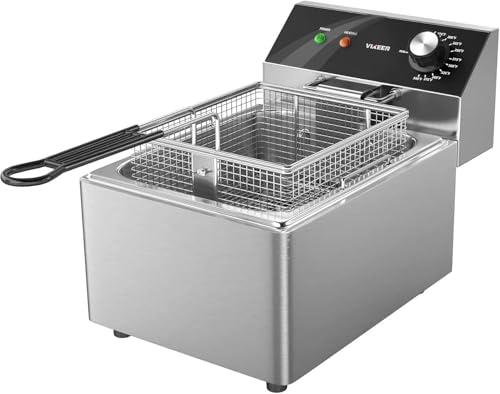 TOPKITCH 10L Electric Deep Fryer with Basket