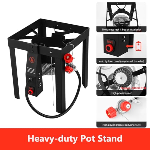 FEASTO 4-in-1 Outdoor Propane Fryer Set