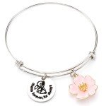 Disney Ohana Forever Bracelet with Hibiscus Charm