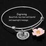 Disney Ohana Forever Bracelet with Hibiscus Charm