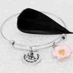 Disney Ohana Forever Bracelet with Hibiscus Charm
