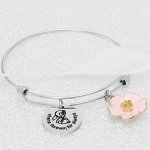 Disney Ohana Forever Bracelet with Hibiscus Charm