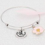Disney Ohana Forever Bracelet with Hibiscus Charm