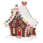 Disney Mickey Mouse Gingerbread House Figurine