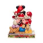 Disney Traditions Jim Shore Christmas Mickey Figurine
