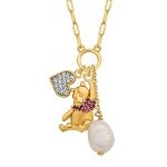 Disney Yellow Gold Flash-Plated Necklace - 18" Chain