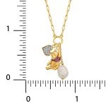 Disney Yellow Gold Flash-Plated Necklace - 18" Chain