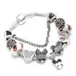 Disney Mouse Charm Bracelet in Silver