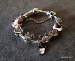 Disney Mouse Charm Bracelet in Silver