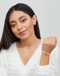 Pink Minnie Mouse Glitter Bangle Bracelet