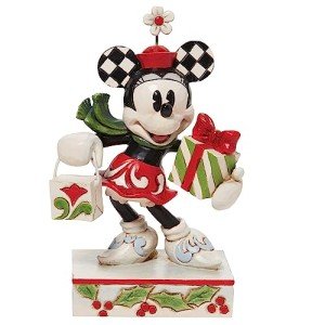 Jim Shore Disney Minnie Mouse Christmas Figurine