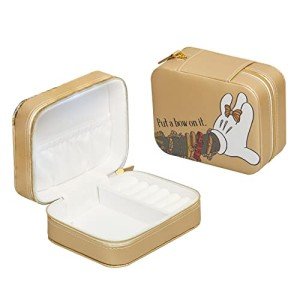 Minnie Mouse Faux Leather Travel Jewelry Box