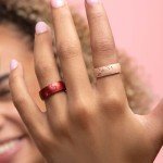 Minnie Mouse Etched Silicone Ring - Disney Collection