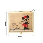 Minnie Mouse Stylish Glass Jewelry Organizer Box