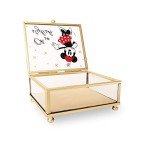 Minnie Mouse Stylish Glass Jewelry Organizer Box